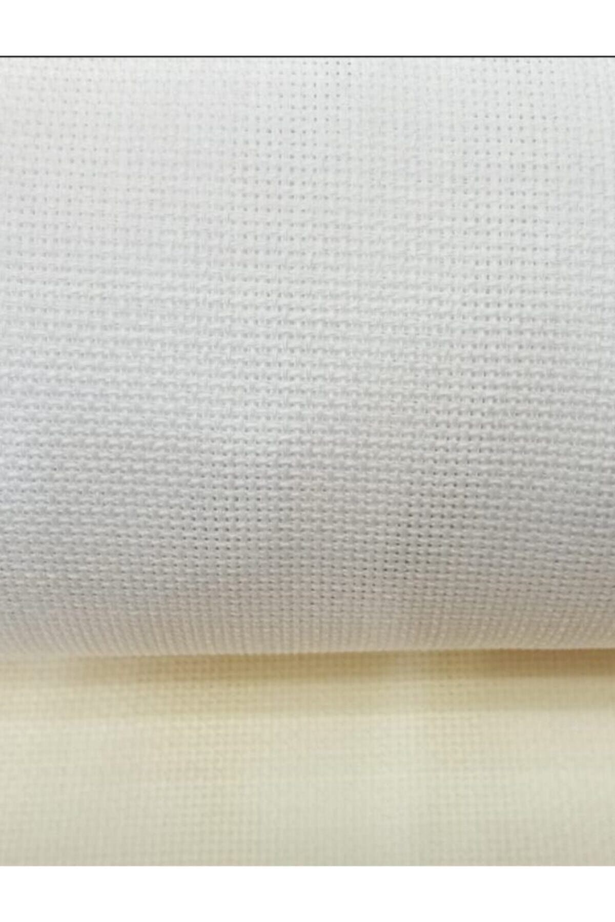 50cm × 80cm Beyaz Renk Etuval Linen Ince Etamın Kumaşı