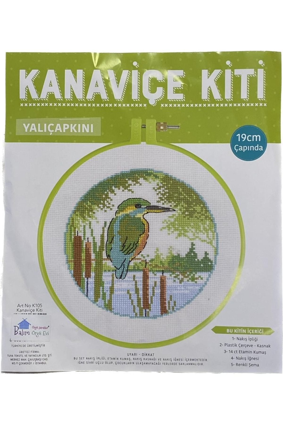 Kanaviçe Kiti Yalı Çapkını 19 Cm