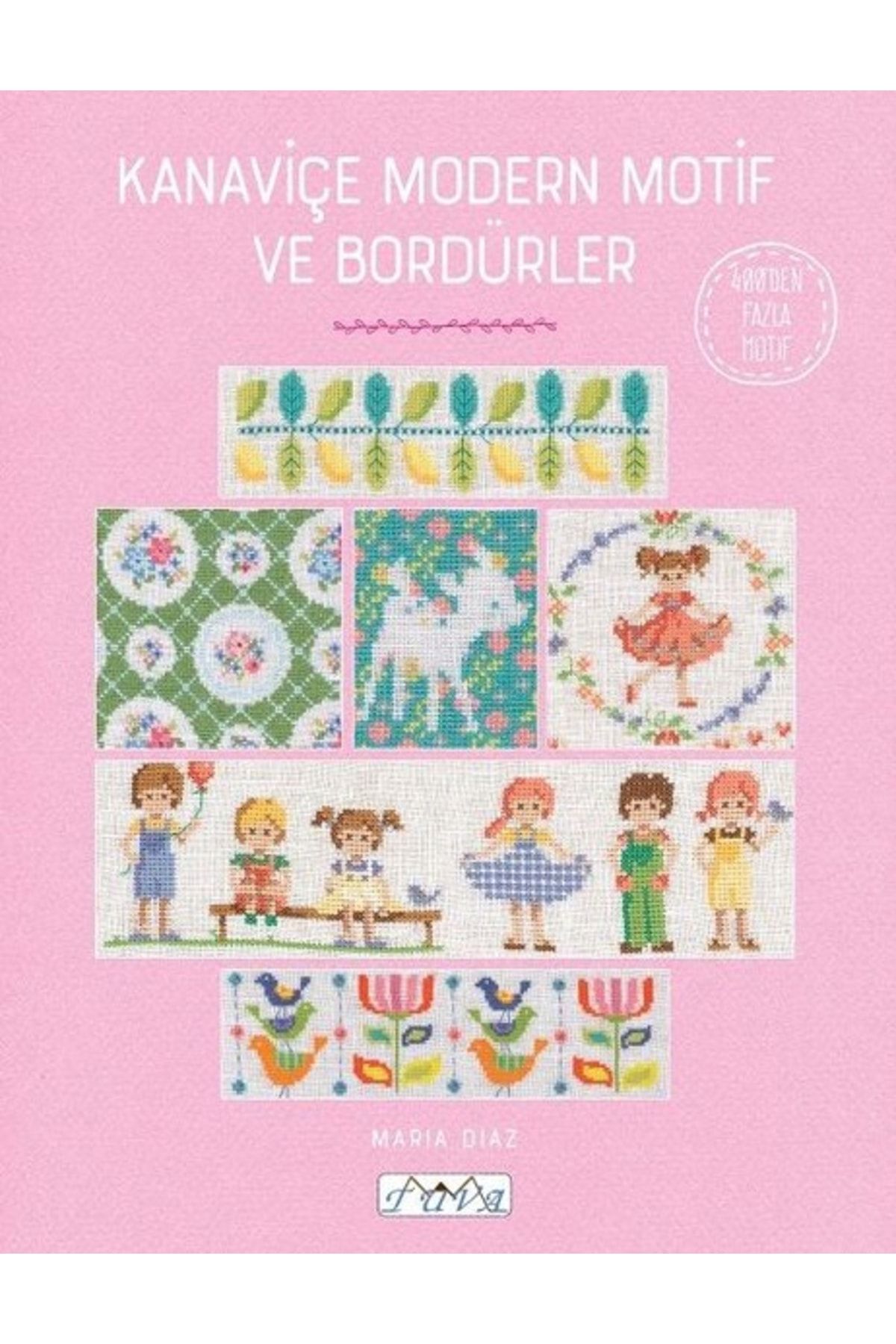 Kanaviçe Modern Motif ve Bordürler Maria Diaz