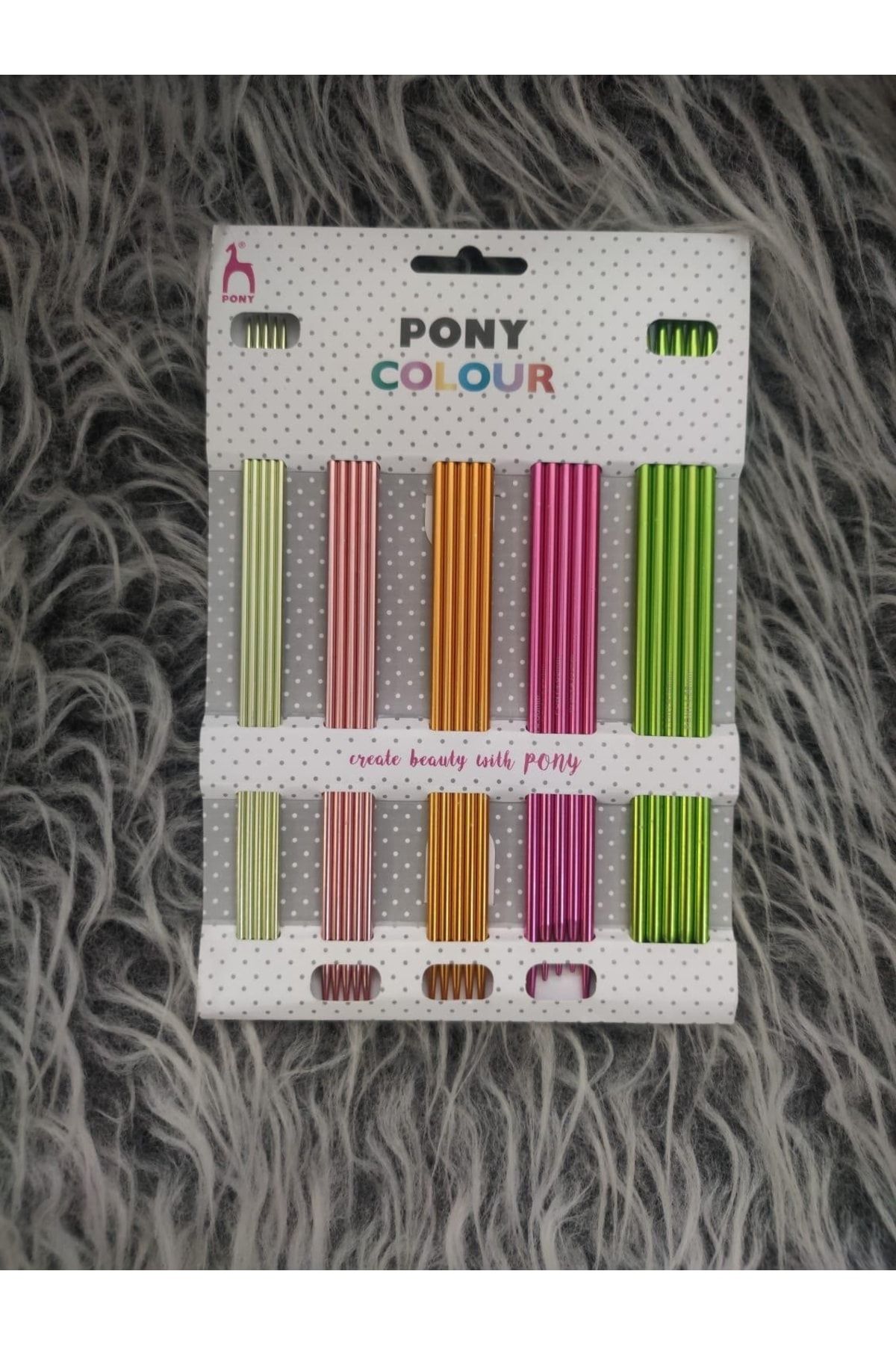 Pony Colour 20 Cm Renkli Çorap Şişi Seti 40753